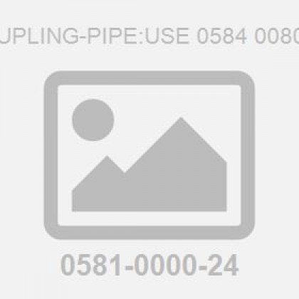 Coupling-Pipe:Use 0584 0080 10